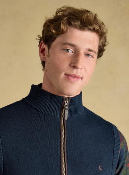 Joules Hillside Zip Up Gilet Navy