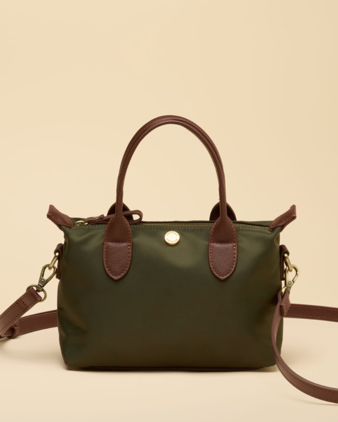Joules Edie Mini Crossbody Handbag Khaki Green