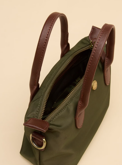 Joules Edie Mini Crossbody Handbag Khaki Green
