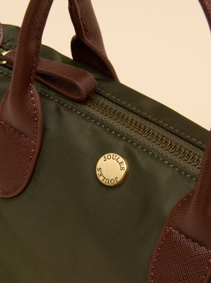 Joules Edie Mini Crossbody Handbag Khaki Green