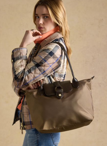 Joules Edie Shopper Bag Mocha
