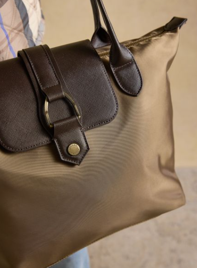 Joules Edie Shopper Bag Mocha