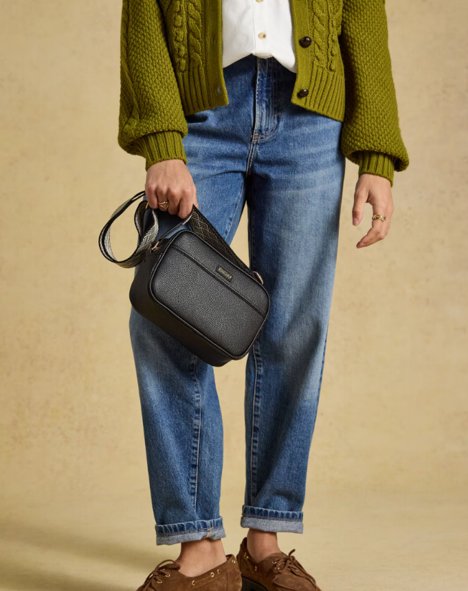 Joules Trent Crossbody Bag Black