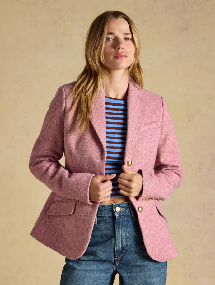 Joules Canterley Blazer Pink