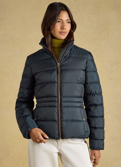 Joules Paddock Showerproof Padded Coat Navy