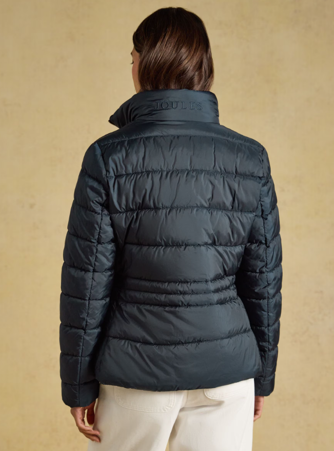 Joules Paddock Showerproof Padded Coat Navy