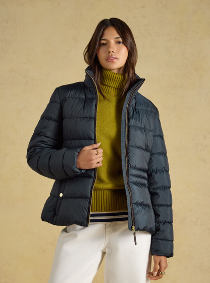 Joules Paddock Showerproof Padded Coat Navy