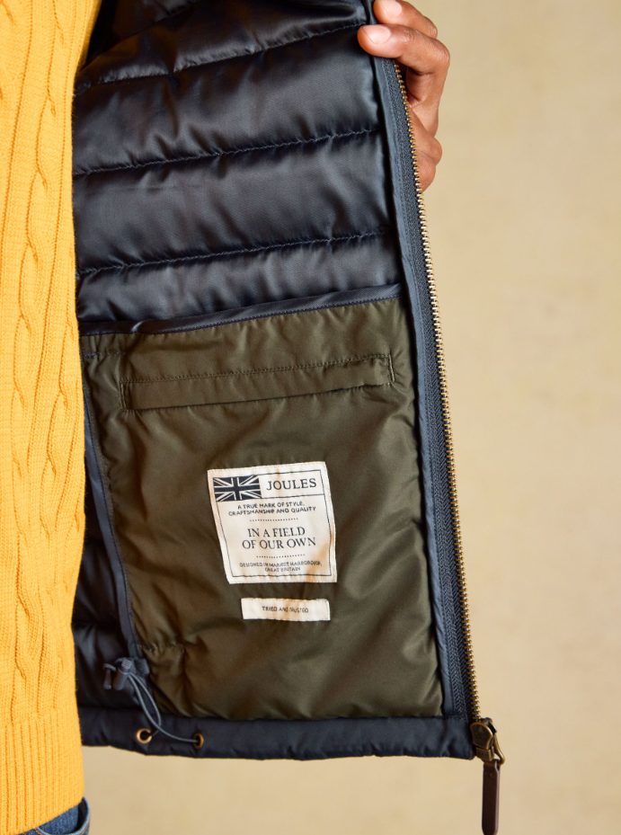Joules Heritage Padded Coat Navy