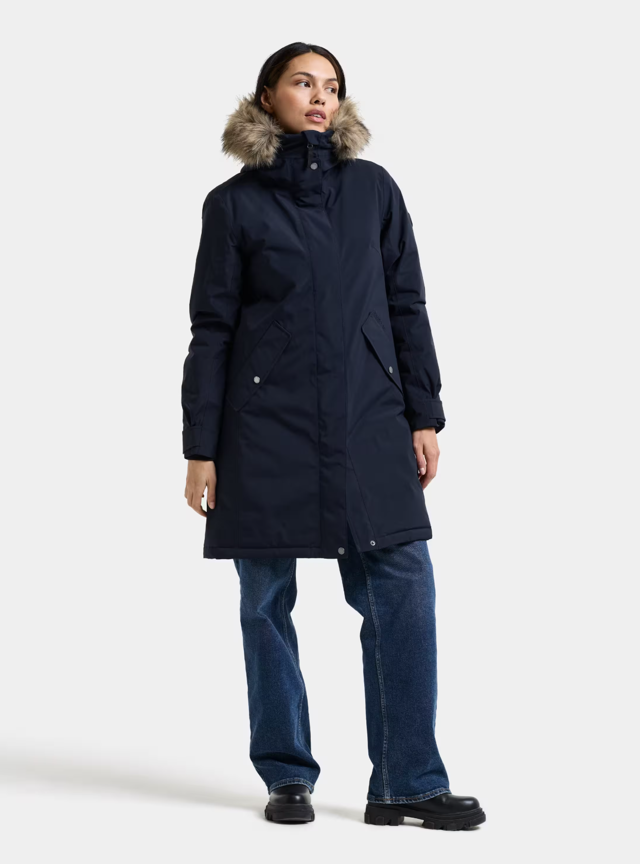 Didriksons Erna Parka Dark Night Blue