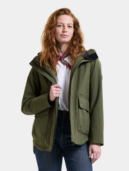 Didriksons Daniella Waterproof Jacket Deep Green