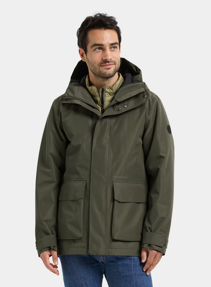 Didriksons Liam Waterproof Jacket Deep Green