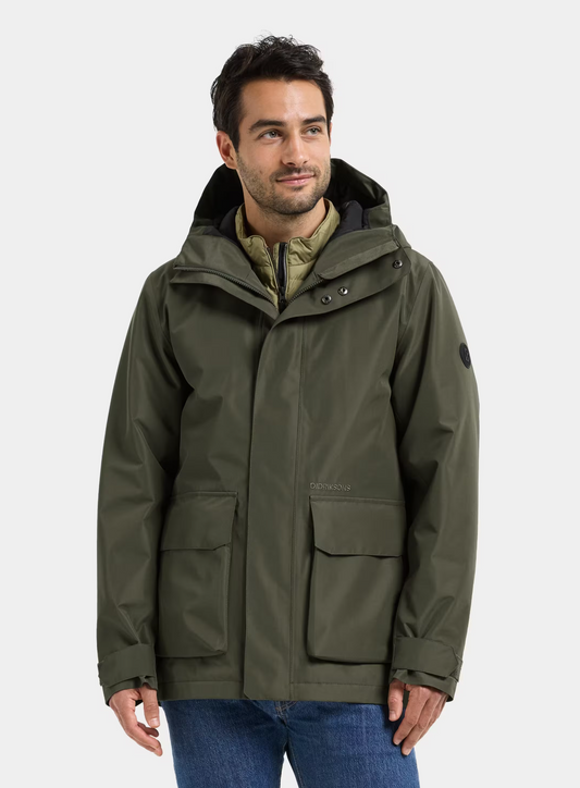 Didriksons Liam Waterproof Jacket Deep Green