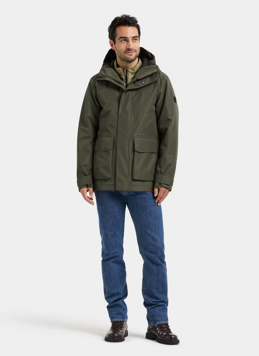 Didriksons Liam Waterproof Jacket Deep Green