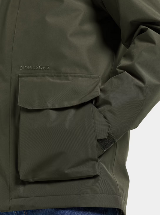 Didriksons Liam Waterproof Jacket Deep Green