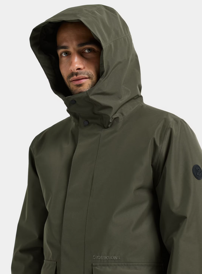 Didriksons Liam Waterproof Jacket Deep Green