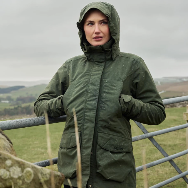 Musto Burnham Waterproof Jacket Deep Green