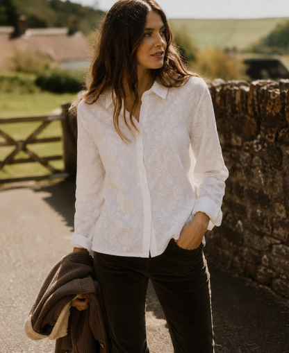 Brakeburn Flora Blouse White