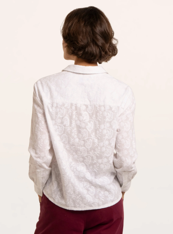 Brakeburn Flora Blouse White