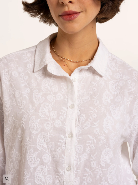 Brakeburn Flora Blouse White