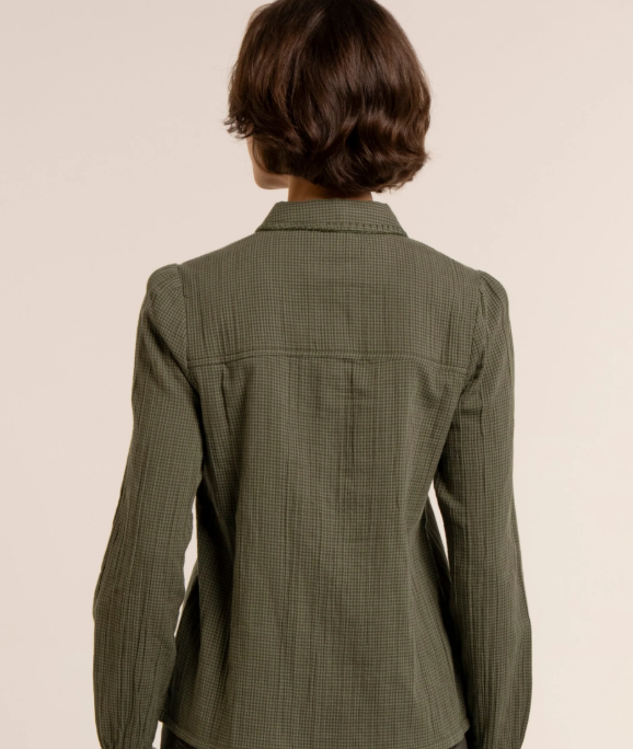 Brakeburn Rene Blouse Washed Khaki