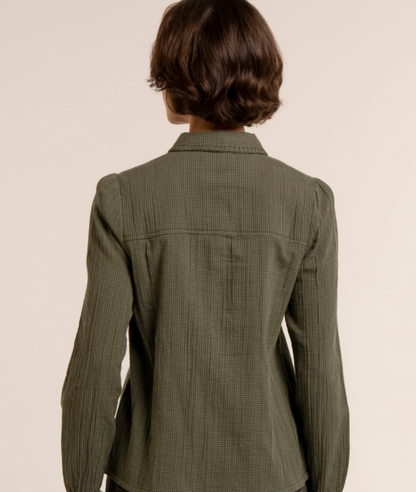 Brakeburn Rene Blouse Washed Khaki