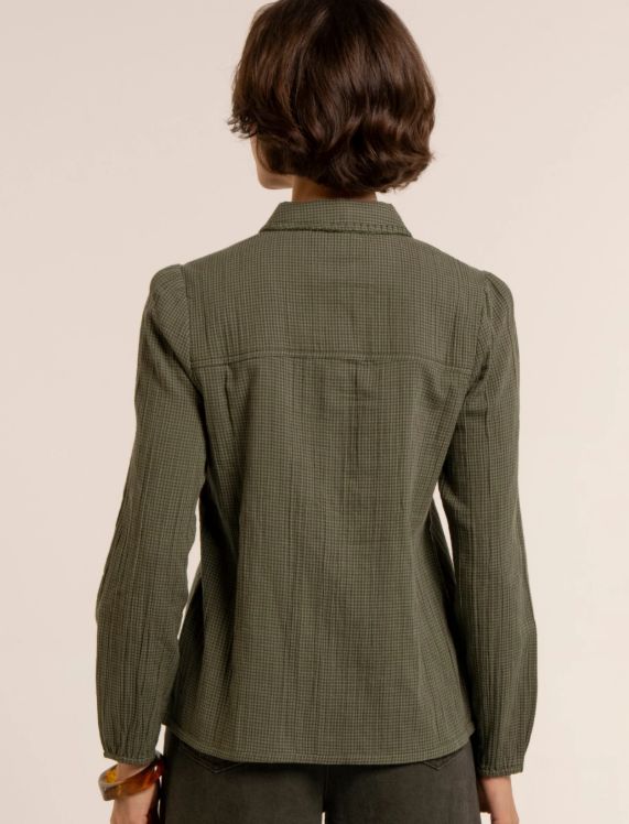 Brakeburn Rene Blouse Washed Khaki
