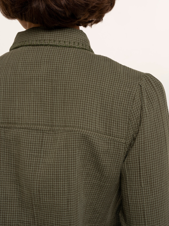Brakeburn Rene Blouse Washed Khaki