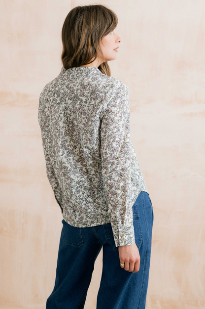 Lily & Me Patsy Organic Ditsy Shirt Antique Pink