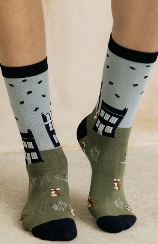 Lily & Me City Scene Bamboo Socks
