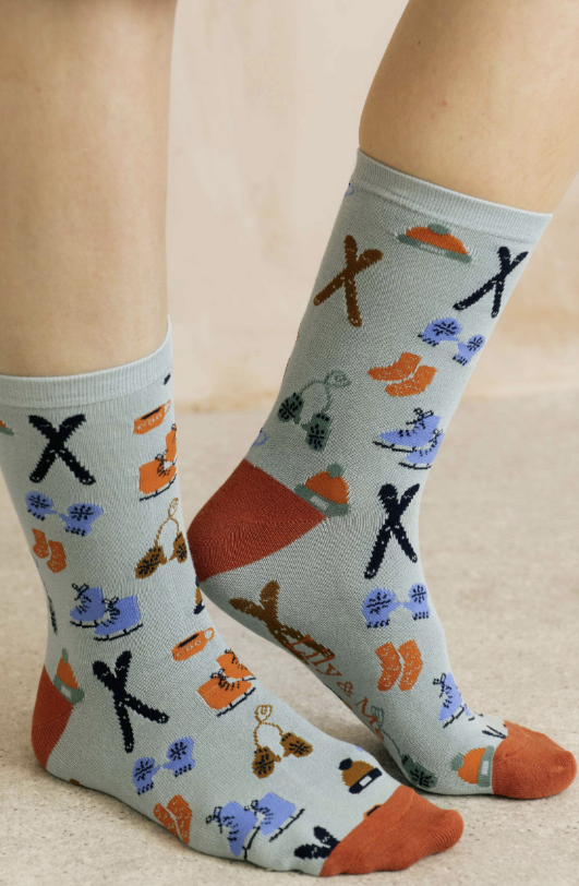 Lily & Me Winter Holiday Bamboo Socks