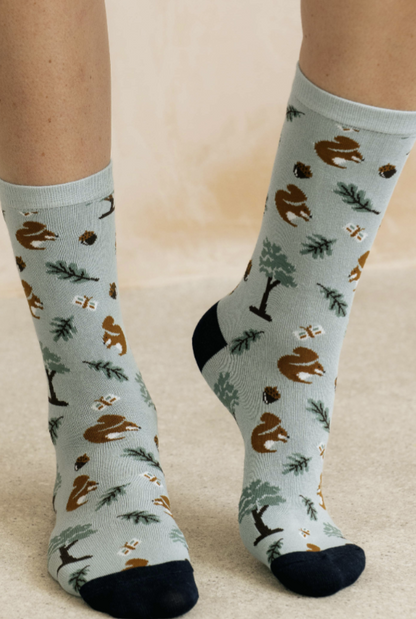 Lily & Me Woodland Friends Bamboo Socks