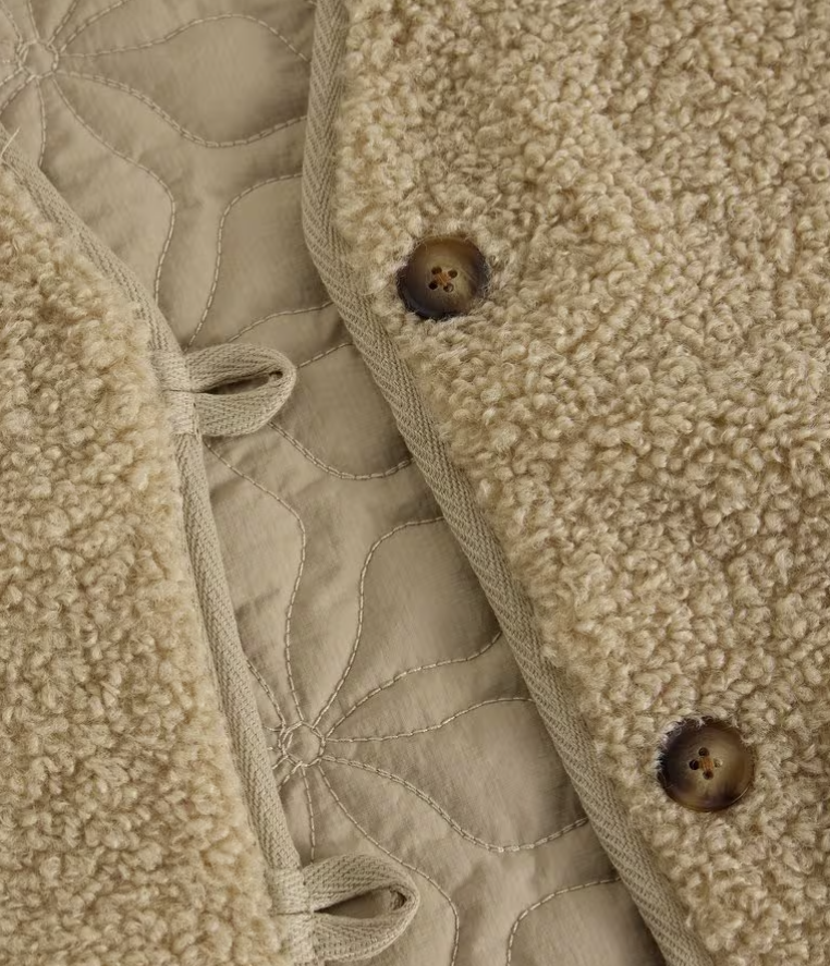 White Stuff Emery Reversible Gilet Natural
