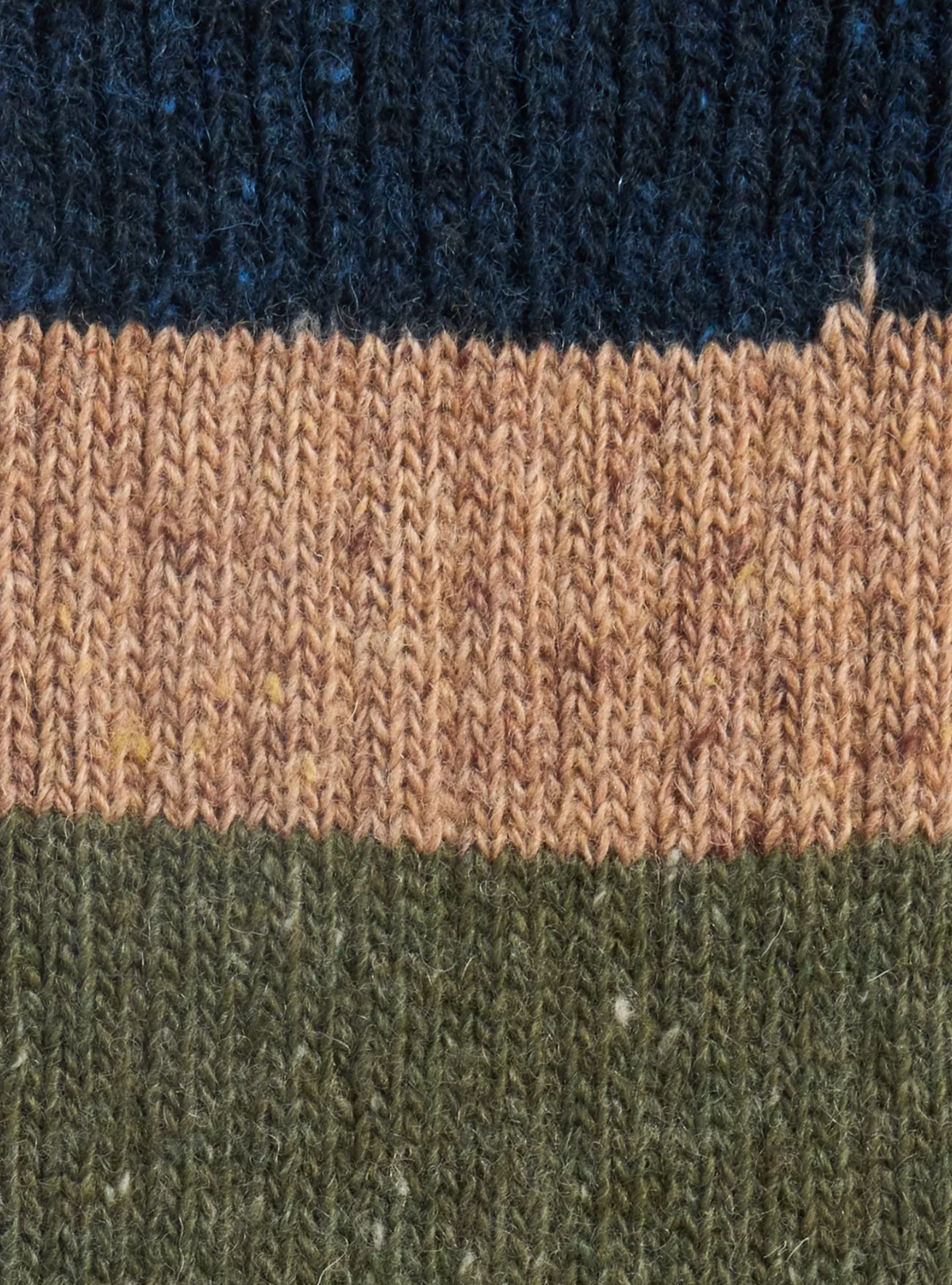Barbour Houghton Stripe Socks Military Brown