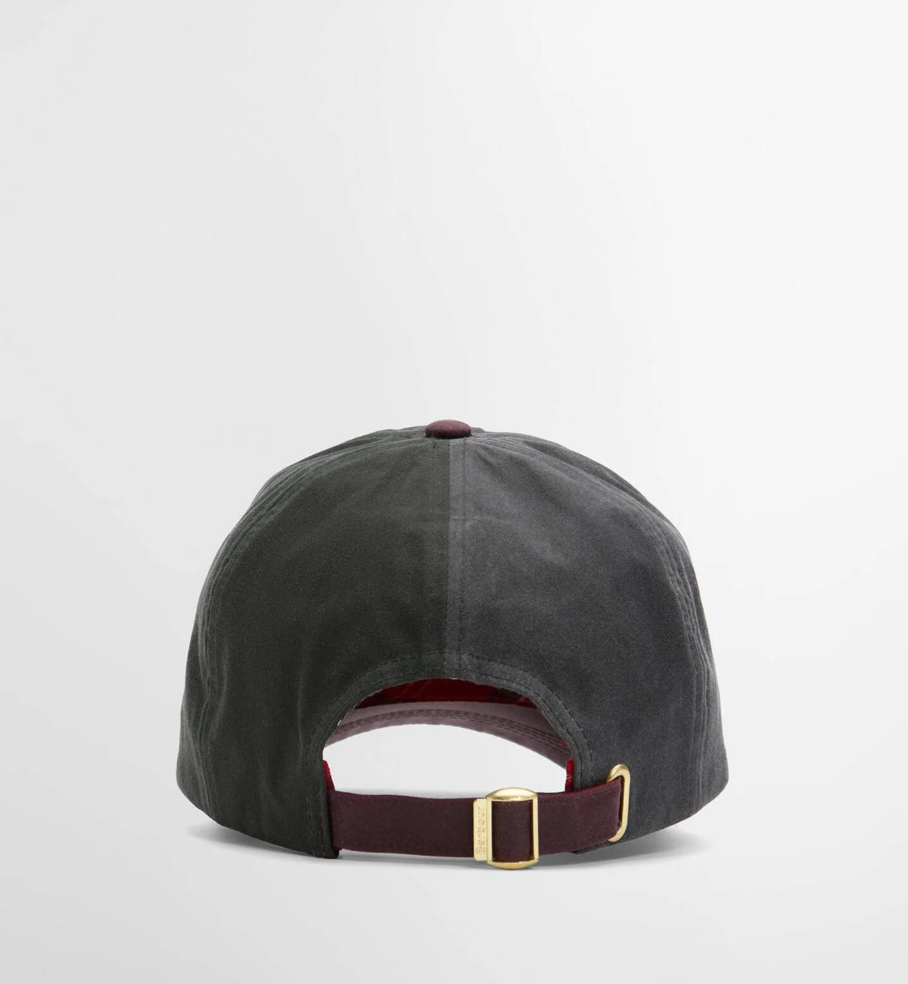 Barbour Women's Transport Patchwork Cap Sage/Beech/Bordeaux
