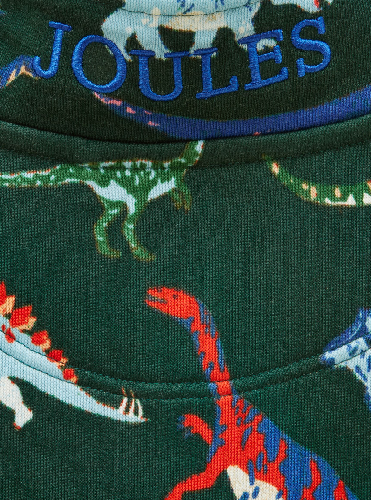 Joules Dino Zip Sweater Green