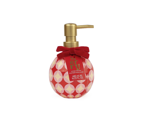 The Somerset Toiletry Co. Winter Berry Geo Bauble Hand Wash
