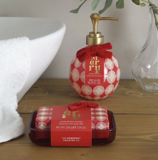 The Somerset Toiletry Co. Winter Berry Geo Bauble Hand Wash