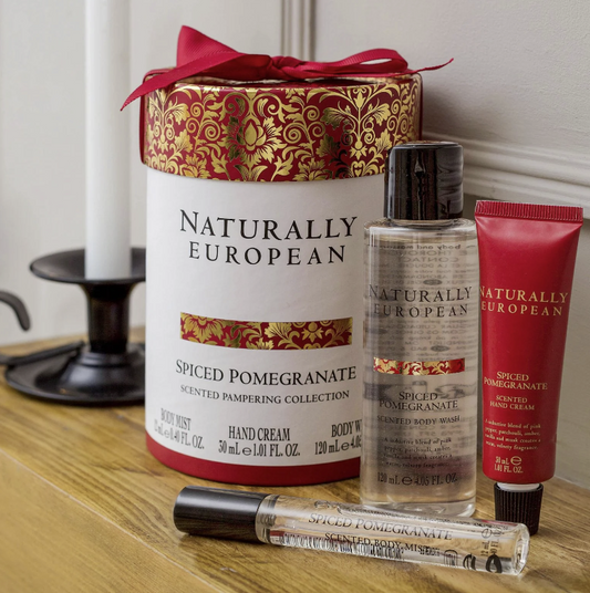 The Somerset Toiletry Co. Naturally European Spiced Pomegranate Collection