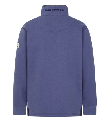Lazy Jacks 1/4 Zip Sweatshirt Denim