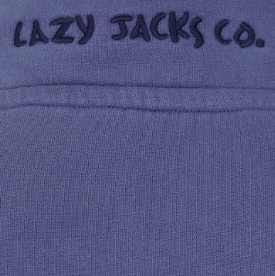Lazy Jacks 1/4 Zip Sweatshirt Denim