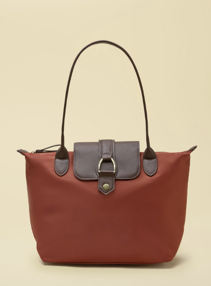Joules Edie Shopper Bag Rust Orange