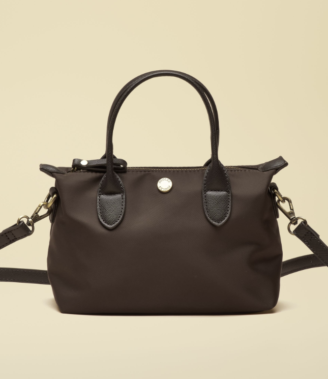 Joules Edie Mini Crossbody Handbag Chocolate Brown
