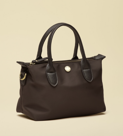 Joules Edie Mini Crossbody Handbag Chocolate Brown