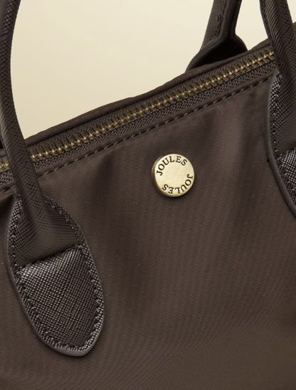 Joules Edie Mini Crossbody Handbag Chocolate Brown