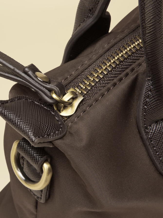 Joules Edie Mini Crossbody Handbag Chocolate Brown