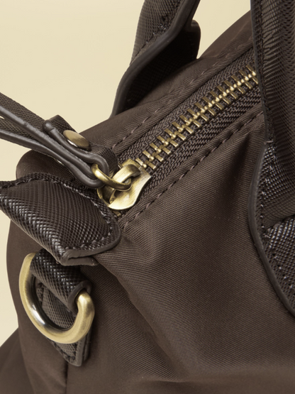 Joules Edie Mini Crossbody Handbag Chocolate Brown