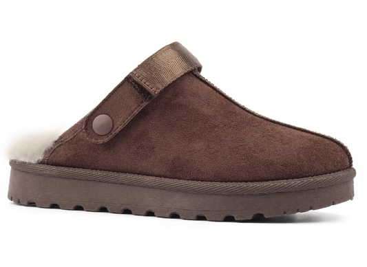 Lunar Shoes Odessa Slipper Dark Brown
