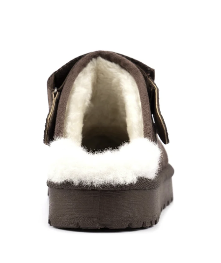 Lunar Shoes Odessa Slipper Dark Brown