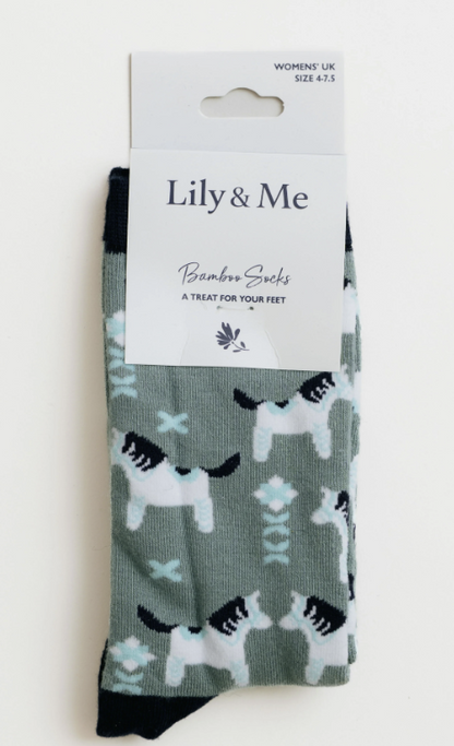 Lily & Me Folk Horse Sock Gift Box