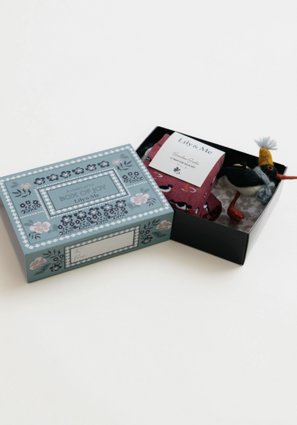 Lily & Me Shoreline Oystercatcher Sock Gift Box
